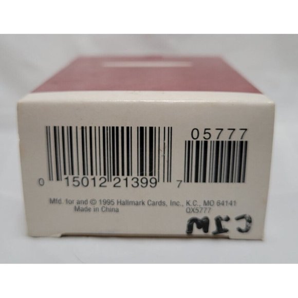 1995 Hallmark Keepsake Ornament GRANDCHILD'S FIRST CHRISTMAS Teddy Bear Sleep - Picture 16 of 16